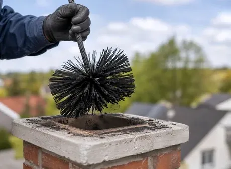 Flue cleanout in Hilliard